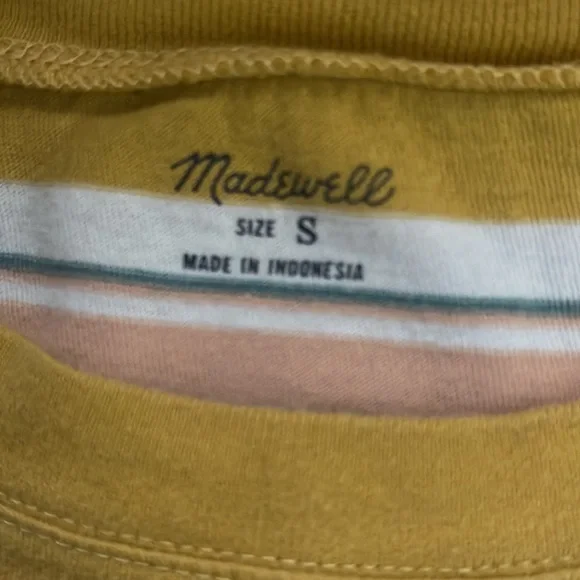Madewell Stripped Crew Neck Tee - Picture 6 of 7